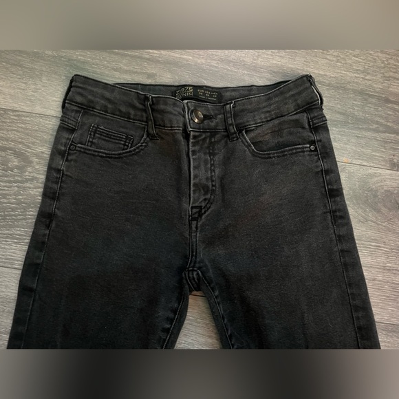 Zara z1975 moto skinnies with ankle zip size 4. - Picture 2 of 9